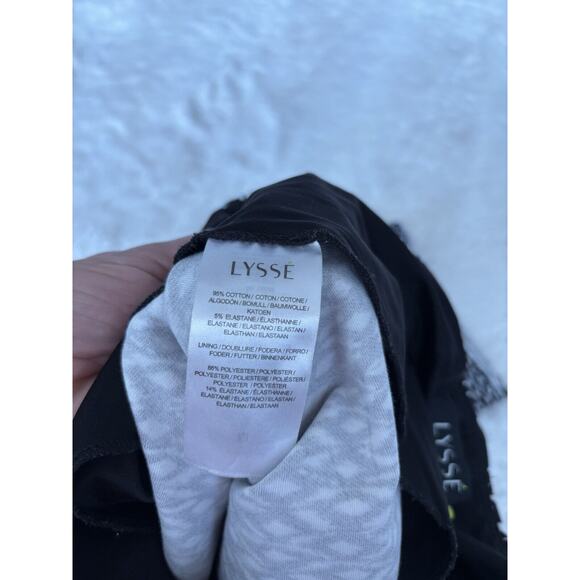 Lysse women's sz. M blk & white design bottom zipper pants. Pretty, comfortable - Picture 10 of 16